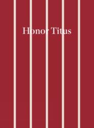 Honor Titus (ISBN: 9781910221440)