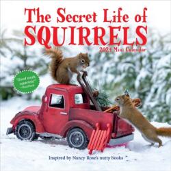 Secret Life of Squirrels Mini Calendar 2024 : Delightfully Nutty Squirrels (ISBN: 9781523519569)