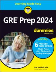 GRE Prep 2024 For Dummies with Online Practice (ISBN: 9781394183371)