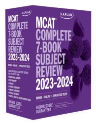 MCAT Complete 7-Book Subject Review 2023-2024, Set Includes Books, Online Prep, 3 Practice Tests (ISBN: 9781506283203)
