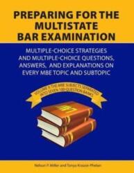 Preparing for the Multistate Bar Examination (ISBN: 9780998060149)