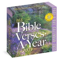 365 Bible Verses-A-Year Page-a-Day 2023 (ISBN: 9781523515585)