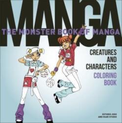 Monster Book of Manga Creatures and Characters Coloring Book (ISBN: 9780063306066)