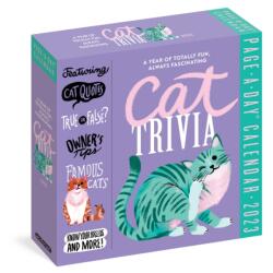 Cat Trivia Page-A-Day Calendar 2023 (ISBN: 9781523516704)