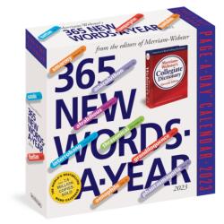 365 New Words-A-Year Page-A-Day Calendar 2023 (ISBN: 9781523515677)