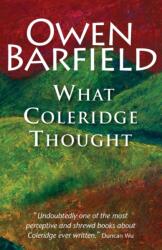 What Coleridge Thought (ISBN: 9780956942340)