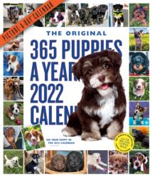 365 Puppies-A-Year Picture-A-Day Wall Calendar 2022 (ISBN: 9781523512249)