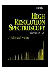 High Resolution Spectroscopy (ISBN: 9780471974215)