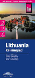 Litvánia, Kalinyingrád térkép 2026 Reise (ISBN: 9783831774968)