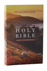 NKJV Super Giant Print New Testament, Softcover, Red Letter, Comfort Print (ISBN: 9781400353163)