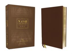 NASB, Thinline Bible, Genuine Leather, Buffalo, Brown, Red Letter, 1995 Text, Art Gilded Edges, Comfort Print - Zondervan (ISBN: 9780310456292)