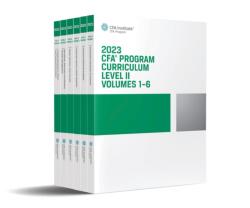 2023 CFA Program Curriculum Level II Box Set (ISBN: 9781953337184)