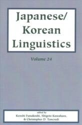 Japanese/Korean Linguistics, Volume 24 (ISBN: 9781684000241)