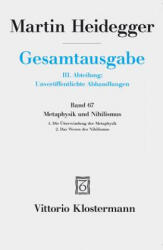 Metafizică și nihilism (ISBN: 9783465006022)
