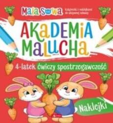 Akademia malucha. 4latek ćwiczy spostrzegawczość (ISBN: 9788382749069)