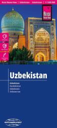 Reise Know-How Landkarte Usbekistan / Uzbekistan (ISBN: 9783831775385)