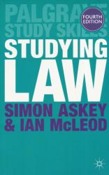 Studying Law - Simon Askey (ISBN: 9781137412683)