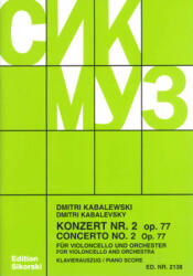 KONZERT NR. 2, OP. 77 FÜR VIOLONCELLO UND ORCHESTER - KLAVIERAUSZUG (ISBN: 9786300163645)