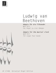 ADAGIO FÜR DIE FLÖTENUHR WoO 33/1 FÜR ORGEL ZU VIER HAENDEN (ISBN: 9786310204697)