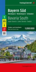 Bavaria South Road and Leisure Map (ISBN: 9783707920949)