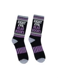 Fight Evil, Read Books Gym Socks - Small (ISBN: 9780593478691)