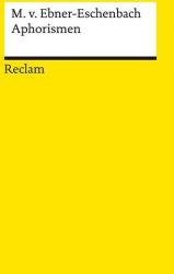 Aphorismen (ISBN: 9783150143285)