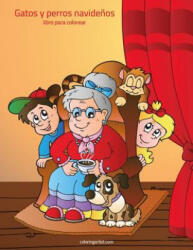 Gatos y perros navidenos libro para colorear 1 - Nick Snels (ISBN: 9781983438974)