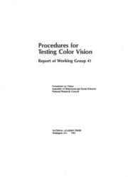 Procedures for Testing Color Vision (ISBN: 9780309077613)