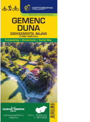 Gemenc / Duna (Szekszárd-Baja) turista-, kerékpáros- és vízisport térkép (ISBN: 9786155864230)