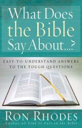 What Does the Bible Say About. . . ? (ISBN: 9780736919036)