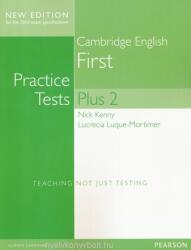 Cambridge English First Practice Tests Plus 2 without Key - Nick Kenny, Lucrecia Luque-Mortimer (ISBN: 9781447966234)