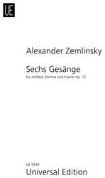 SECHS GESAENGE OP. 13 GESANG UND KLAVIER ANTIKVÁR (ISBN: 9786530198974)