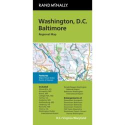 Rand McNally Washington DC/Baltimore MD Regional Map (ISBN: 9780528029424)