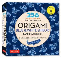Origami Blue & White Shibori Paper Pack Book - TUTTLE (ISBN: 9780804859622)