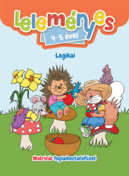 Leleményes 4-5 éves - Logikai feladatok (ISBN: 9786156325297)