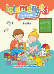 Leleményes 3-4 éves - Logikai feladatok (ISBN: 9786156325266)