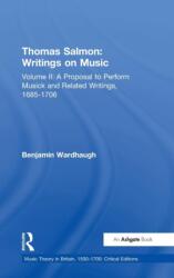 Thomas Salmon: Writings on Music (ISBN: 9780754668459)