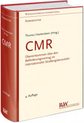CMR - Kommentar - 4. , aktualisierte Auflage 2025 - Olaf Hartenstein (ISBN: 9783800518104)
