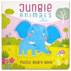 Jungle Animals Puzzle Book: Board Book With Jigsaw Puzzles For Kids (ISBN: 9789355417671)