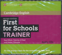 Sue Elliott, Felicity O'Dell, Helen Tiliouine: Cambridge English First for Schools Trainer - Second Edition - Audio CDs (ISBN: 9781107446113)