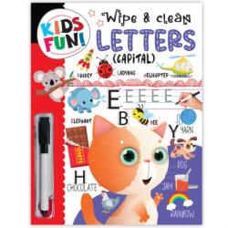 Kids Fun! Reusable Wipe And Clean Book - Embark On An Exciting Journey Exploring Capital Letters / Alphabet And Enhance (ISBN: 9789355416988)