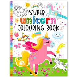 Super Unicorn Colouring Book (ISBN: 9789365158717)