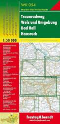 WK 054 Traunradweg - Wels și împrejurimi - Bad Hall - Hausruck 1: 50 000 / hartă turistică (ISBN: 9783707917642)