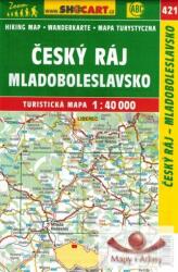 Cseh-paradicsom - Cesky Raj, Mladoboleslavsko turistatérkép - 421 (ISBN: 9788072246991)