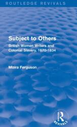 Subject to Others (ISBN: 9781138796225)