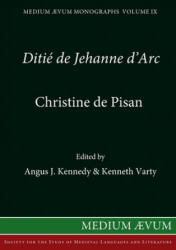 Ditie de Jehanne D'Arc - Angus J. Kennedy, Kenneth Varty (ISBN: 9780907570059)