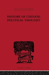 History of Chinese Political Thought (ISBN: 9780415225328)