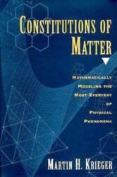 Constitutions of Matter (ISBN: 9780226453040)