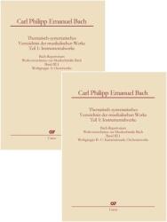 Bach-Repertorium Band III. 1: Carl Philipp Emanuel Bach (ISBN: 9783899483161)