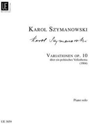 VARIATIONEN ÜBER EIN POLNISCHES VOLKSTHEMA OP. 10 FÜR KLAVIER (ISBN: 9786310211572)
